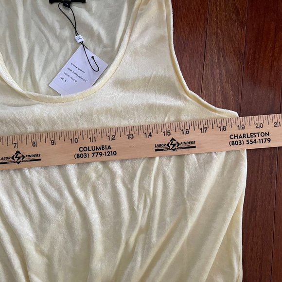 New Generation Love Yellow Velour Emery Jumpsuit Size XL Extra Large - Picture 6 of 12